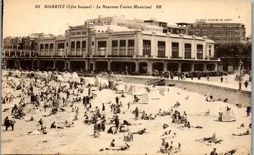 38521 - Frankreich - Biarritz , Le Nouveau Casino Municipal - nicht gelaufen