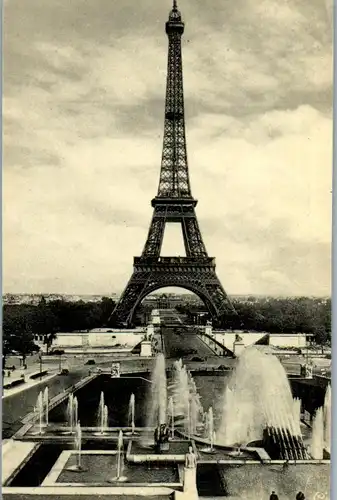 38544 - Frankreich - Paris , La Tour Eiffel prise du Trocadero - nicht gelaufen