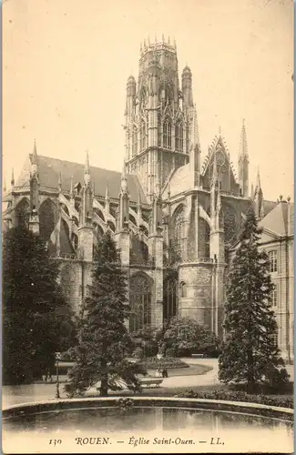 38556 - Frankreich - Rouen , Eglise Saint Ouen - nicht gelaufen