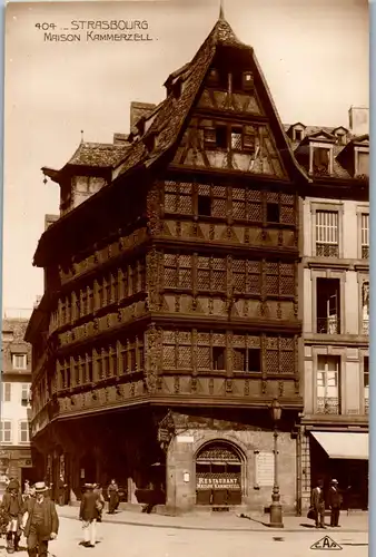 38558 - Frankreich - Strasbourg , Maison Kammerzell - nicht gelaufen