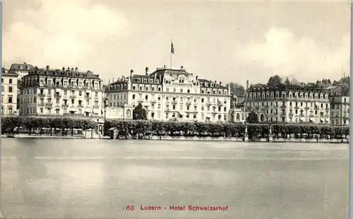 38574 - Schweiz - Luzern , Hotel Schweizerhof - nicht gelaufen