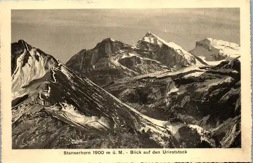 38587 - Schweiz - Stanserhorn , Blick auf den Urirotstock - nicht gelaufen 1913