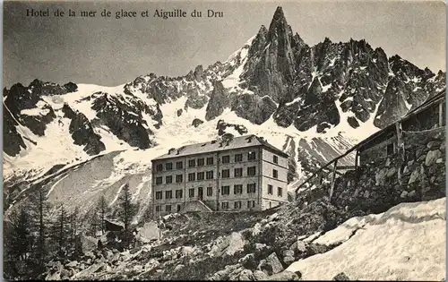 38601 - Frankreich - Hotel de la mer de glace et Aiguille du Dru - nicht gelaufen
