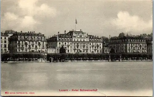 38605 - Schweiz - Luzern , Hotel Schweizerhof - nicht gelaufen