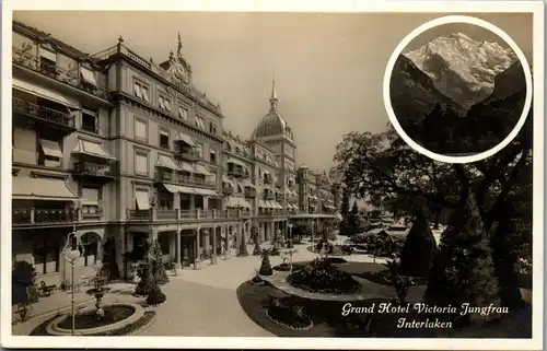 38609 - Schweiz - Interlaken , Grand Hotel Victoria Jungfrau - nicht gelaufen