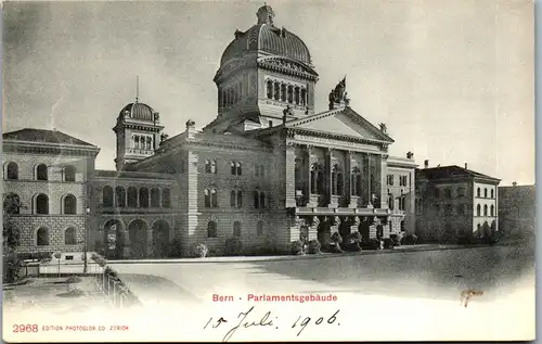 38613 - Schweiz - Bern , Parlamentsgebäude - nicht gelaufen 1906