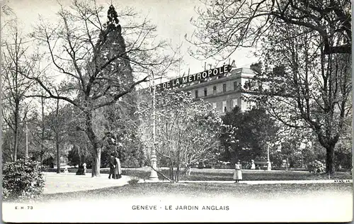 38622 - Schweiz - Geneve , Le Jardin Anglais - nicht gelaufen