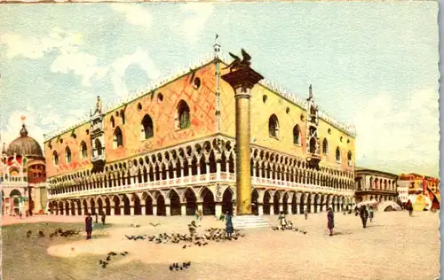 38645 - Künstlerkarte - Venezia , Palazzo Ducale - nicht gelaufen