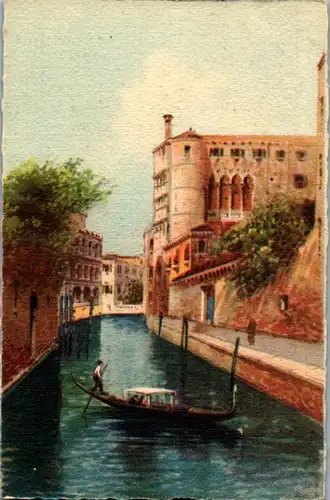 38654 - Künstlerkarte - Venezia , Rio delle Maravegie - nicht gelaufen