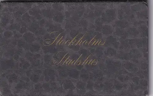 38656 - Schweden - Stockhom , Stadshus , 10 AK , Leporello - nicht gelaufen