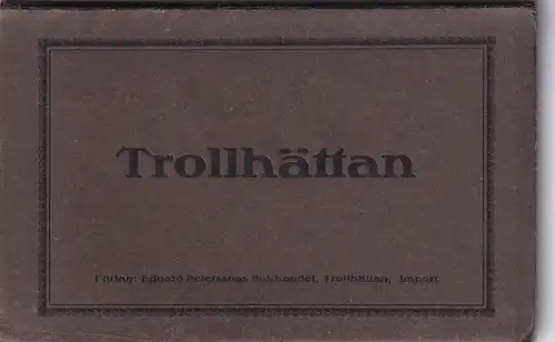 38663 - Schweden - Trollhättan , 10 AK , Leporello - nicht gelaufen