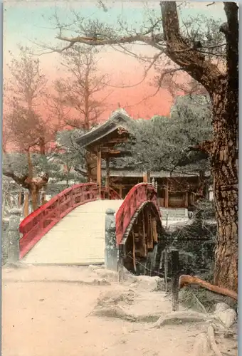 38709 - Japan - Motiv , Haus , Brücke , House Bridge - nicht gelaufen