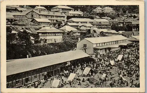 38718 - Indien - Darjeeling , Bazar - nicht gelaufen