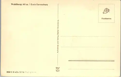 38767 - Deutschland - Waldburg , Kreis Ravensburg , Panorama - nicht gelaufen