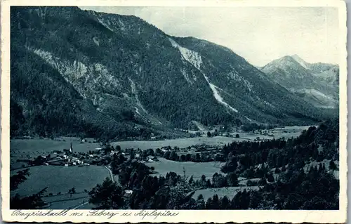 38769 - Deutschland - Bayrischzell mit Seeberg u. Aiplspitze , Panorama - gelaufen 1944