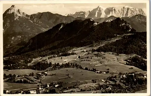 38787 - Deutschland - Pfronten im bayr. Allgäu mit Säuling , Falkenstein u. Zugspitze - gelaufen 1938