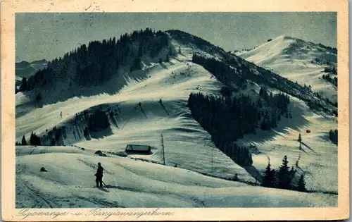 38791 - Deutschland - Sigiswanger und Rangiswanger Horn - gelaufen 1935