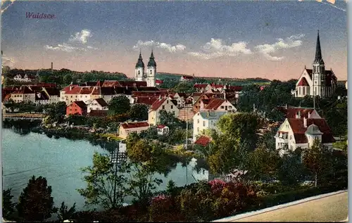 38807 - Deutschland - Waldsee , Panorama - gelaufen 1919