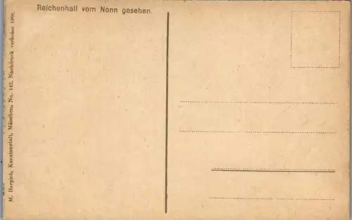 38809 - Deutschland - Bad Reichenhall vom Nonn gesehen , Panorama - nicht gelaufen 1908