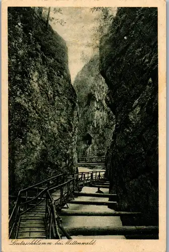 38838 - Deutschland - Mittenwald , Leutaschklamm - nicht gelaufen