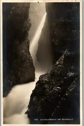 38840 - Deutschland - Mittenwald , Leutaschklamm - gelaufen 1927