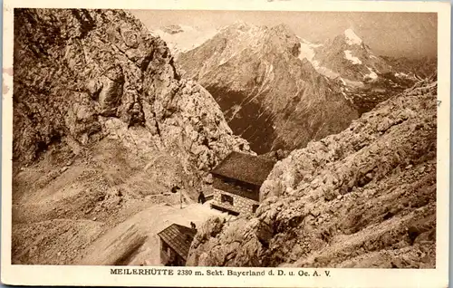 38845 - Deutschland - Garmisch Partenkirchen , Meilerhütte , Dreitorspitze - nicht gelaufen