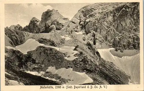 38846 - Deutschland - Garmisch Partenkirchen , Meilerhütte , Dreitorspitze - nicht gelaufen