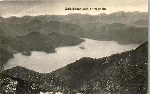 38865 - Deutschland - Walchensee vom Herzogstand - nicht gelaufen