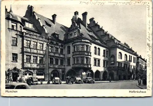 38884 - Deutschland - München , Hofbräuhaus , Auto - gelaufen 1943