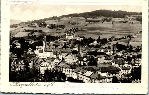 38887 - Deutschland - Klingenthal in Sachsen , Panorama - gelaufen 1928