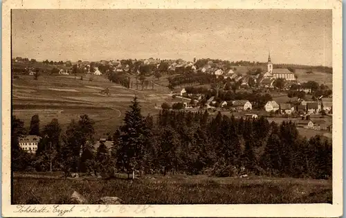 38935 - Deutschland - Jöhstadt im Erzgebirge , Panorama - gelaufen 1928