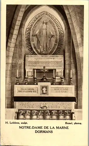 38945 - Heiligenbild - Notre Dame de la Marne Dormans -  1932
