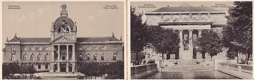 38955 - Frankreich - Strassburg , Strasbourg , Reinhardsbrunnen , Fontaine Reinhard , Kaiserpalast - nicht gelaufen