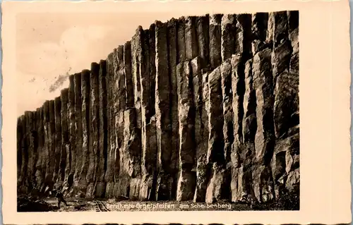 38968 - Deutschland - Orgelpfeifen am Scheibenberg - gelaufen 1935