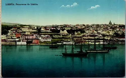 38969 - Portugal - Lisboa , Lissabon , Panorama de Lisboa - nicht gelaufen