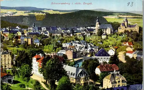 38995 - Deutschland - Schwarzenberg i. sächs. Erzgeb. - nicht gelaufen