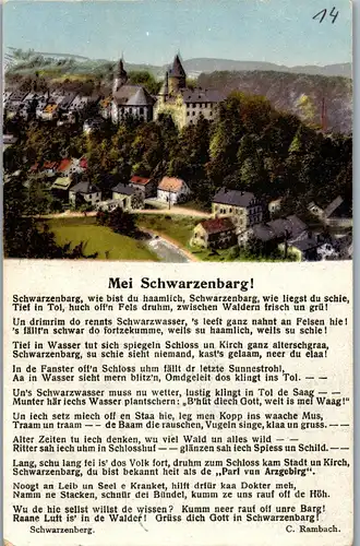 38998 - Deutschland - Schwarzenberg , Mei Schwarzenbarg ! , C. Rambach - nicht gelaufen