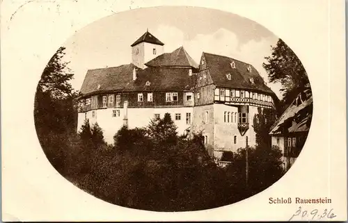 39014 - Deutschland - Lengefeld , Schloß Rauenstein - gelaufen 1936