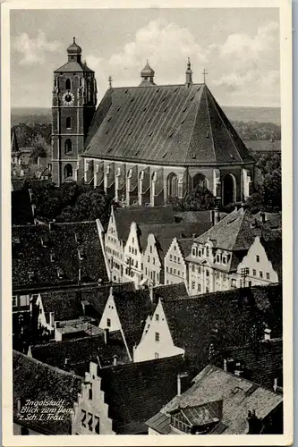 39031 - Deutschland - Ingolstadt , Blick zum Dom - gelaufen 1942