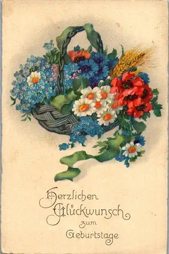 39034 - Geburtstag - Herzlichen Glückwunsch zum Geburtstag - gelaufen 1928