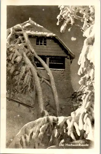 39038 - Deutschland - Oybin , Die Hochwaldbaude im Winter , Zittauer Gebirge - nicht gelaufen