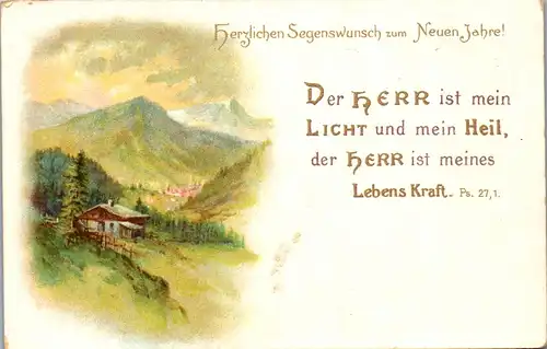 39047 - Neujahr - Segenwunsch - nicht gelaufen