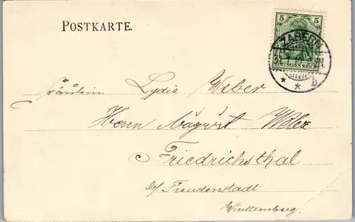 39073 - Frankreich - Zabern , Hohbarr , Esplanade - gelaufen 1910
