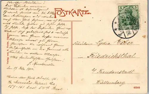 39087 - Frankreich - Zabern , Hohbarr - gelaufen 1910