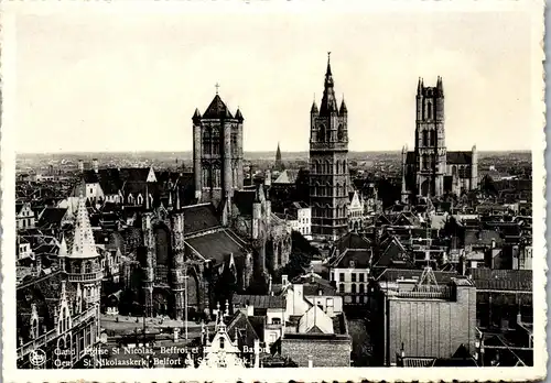39144 - Belgien - Gand , Gent , Eglise St. Nicolas - nicht gelaufen