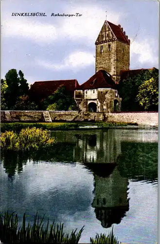 39147 - Deutschland - Dinkelsbühl , Rothenburger Tor , Feldpost - gelaufen 1941