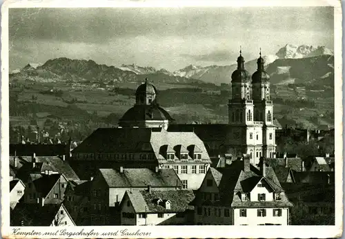 39171 - Deutschland - Kempten mit Sorgschrofen und Gaishorn , Schochenspitze , Lachenspitze - gelaufen 1942