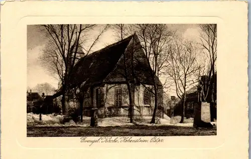 39183 - Polen - Hohenstein , Ostpreussen , Evangelische Kirche - nicht gelaufen