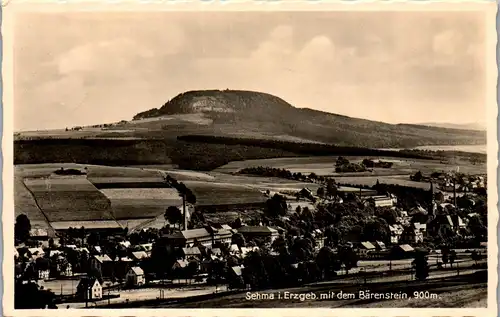 39189 - Deutschland - Sehma i. Erzgeb. mit dem Bärenstein , Feldpost - gelaufen 1940