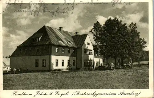 39201 - Deutschland - Jöhstadt , Landheim , Staatsrealgymnasium Annaberg , Gymnasium - gelaufen 1932